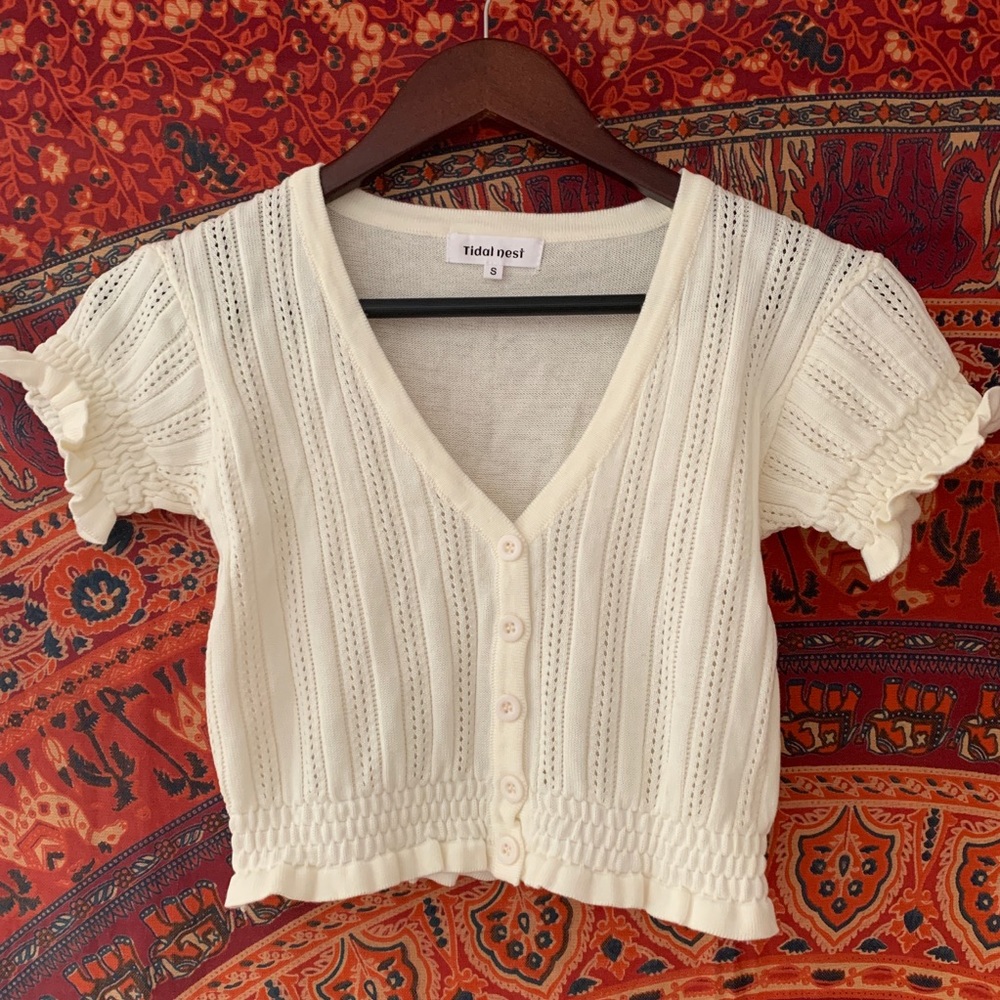 Knit crop top